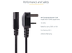 StarTech 3m UK Computer Power Cable – 3 Pin Mains Lead | PXT101UK3M StarTech Power Cable Startech