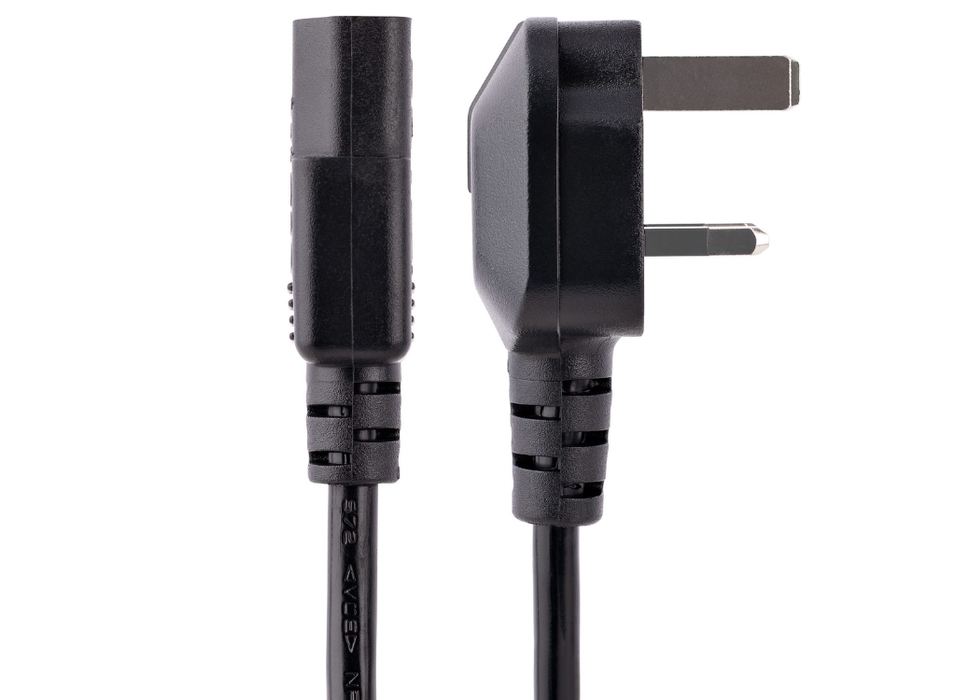 StarTech 3m UK Computer Power Cable – 3 Pin Mains Lead | PXT101UK3M StarTech Power Cable Startech