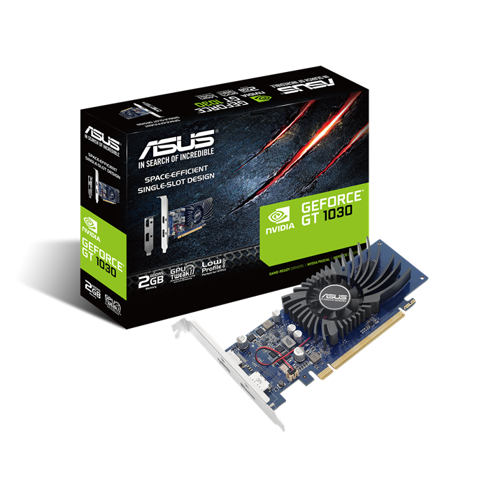 ASUS GT 1030 2GB GDDR5 Low Profile Graphics Card Asus Graphics Card Asus