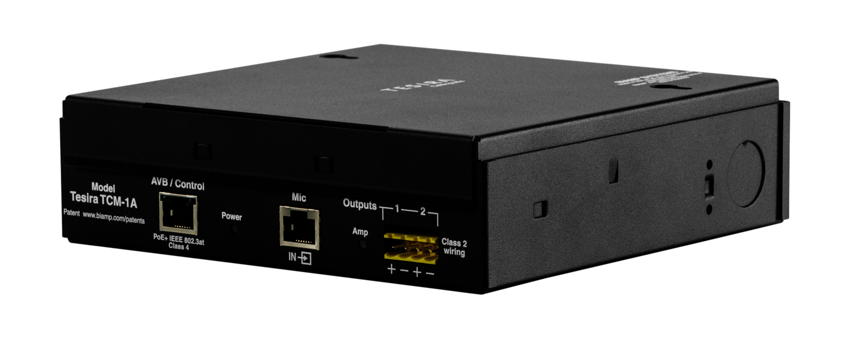 Biamp Parlé TCM-1A AVB Beamtracking Pendant Microphone With PoE+ Amplifier, White Microphones BIAMP