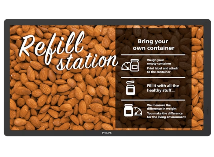 Philips 25BDL4150I/00 25" Tableaux Digital E-Paper Android 11 Digital Signage Display Digital Signage Display Philips