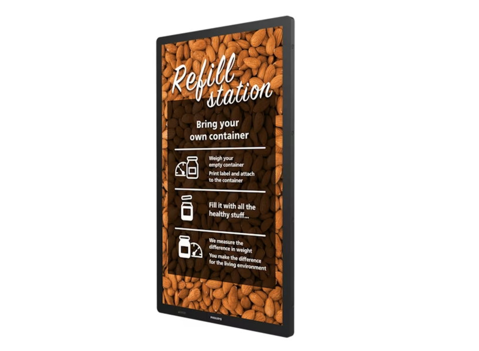Philips 25BDL4150I/00 25" Tableaux Digital E-Paper Android 11 Digital Signage Display