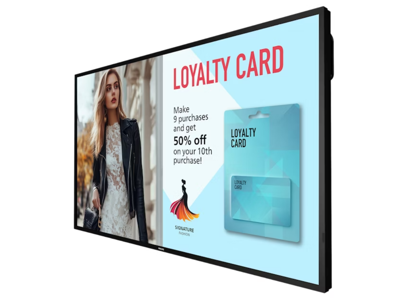 Philips 50BDL6017P/00 50" P-Line 4K Ultra HD Digital Signage Display Digital Signage Display Philips