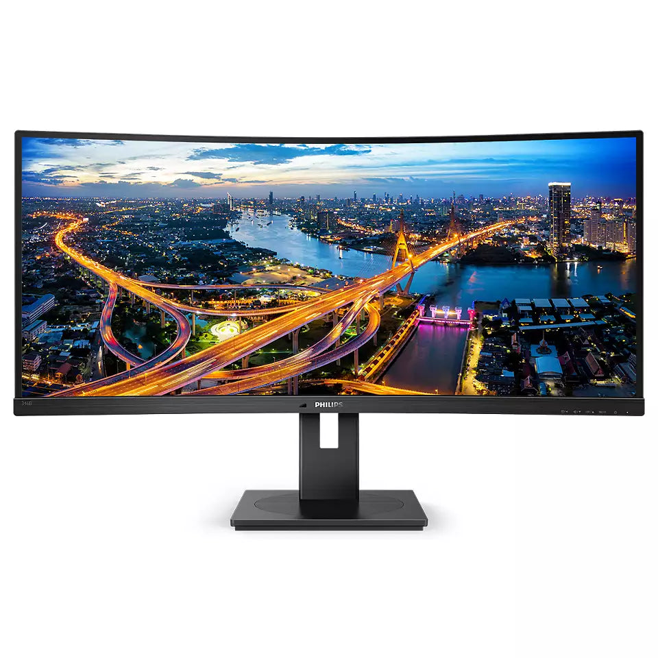 Philips 346B1C/00 34" Curved UltraWide Monitor Desktop Monitor Philips