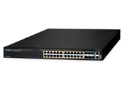 Planet SGS-6341-24P6X Layer 3 24-Port 10/100/1000T 802.3at PoE + 6-Port 10G SFP+ Stackable Managed Ethernet Switch Network Switch Planet
