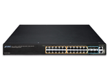Planet SGS-6341-24P6X Layer 3 24-Port 10/100/1000T 802.3at PoE + 6-Port 10G SFP+ Stackable Managed Ethernet Switch