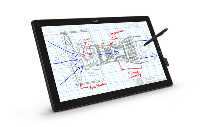 SMART Board 24" SP624P Podium Pro Display Touchscreen Monitor Smart