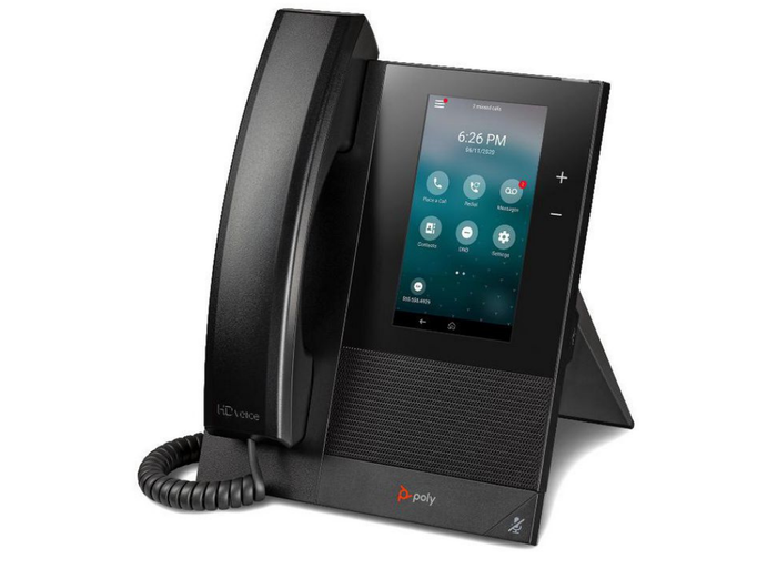 Poly CCX 400 Entry-Level Business Media Phone 5" Colour Touchscreen, Android 9 & USB | 2200-49700-019 IP Phone Poly