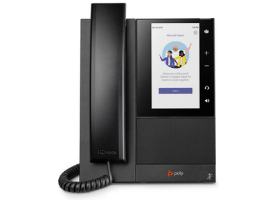 Poly CCX 500 Business Media Phone with Microsoft Teams, HD Voice & PoE | 2200-49720-019 Poly IP Phone Poly