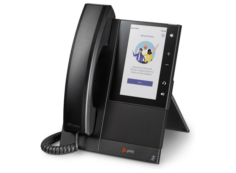 Poly CCX 500 Business Media Phone with Microsoft Teams, HD Voice & PoE | 2200-49720-019 Poly IP Phone Poly