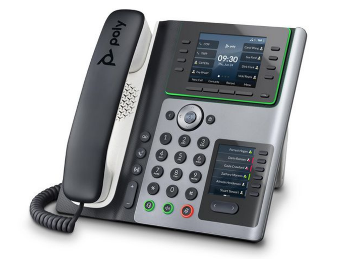 Poly Edge E400 IP Phone and PoE-enabled | 82M93AA IP Phone Poly