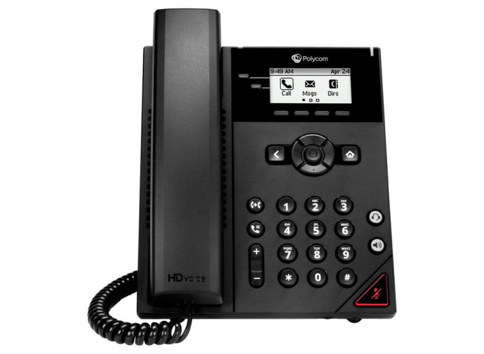 Poly VVX 150 IP Phone with 2-Line LCD Display, HD Audio & Acoustic Fence | 2200-48810-025 IP Phone Poly