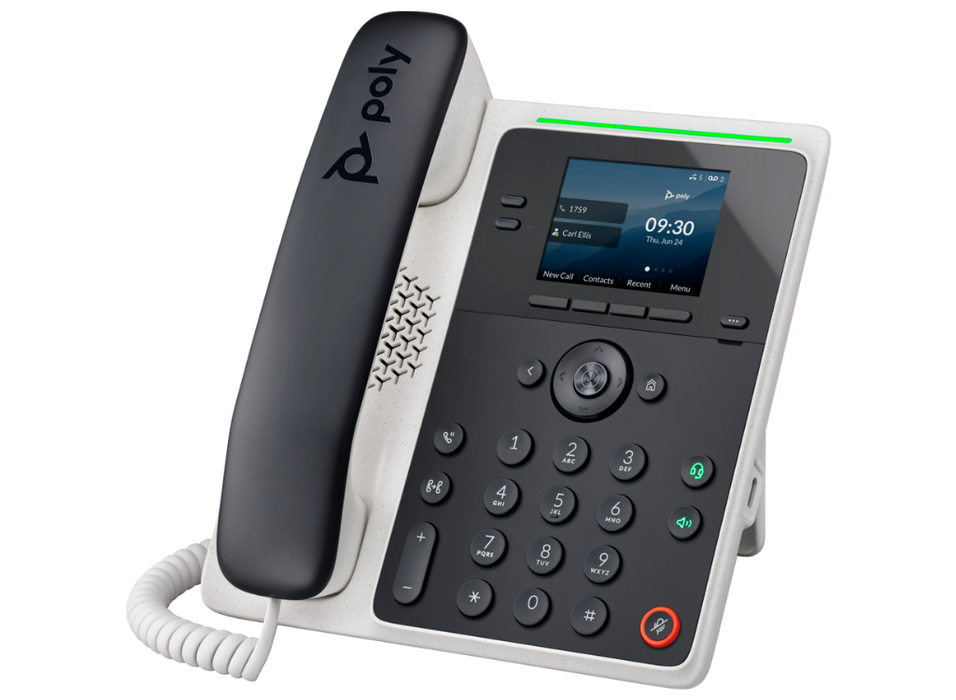 Poly Edge E100 IP Phone and PoE-enabled | 82M86AA