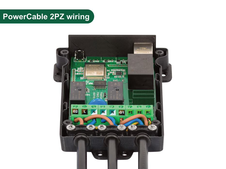 Netio PowerCable 2PZ with 2 Smart Hardwired Power Outputs (16A Max)