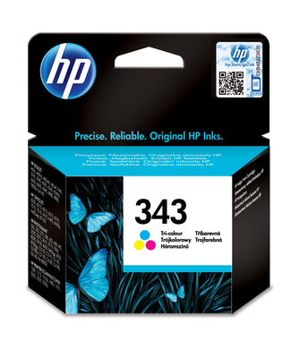 HP 343 1 pc(s) Original Standard Yield Cyan, Magenta, Yellow INK Cartridges HP