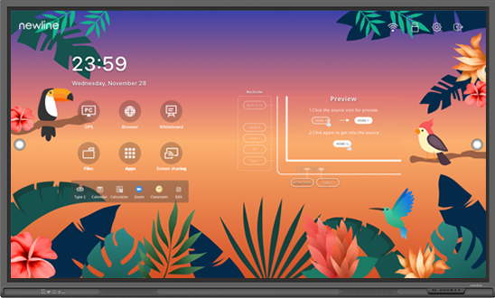 Newline Lyra TT-9821Q 98" Interactive Touch Screen Display