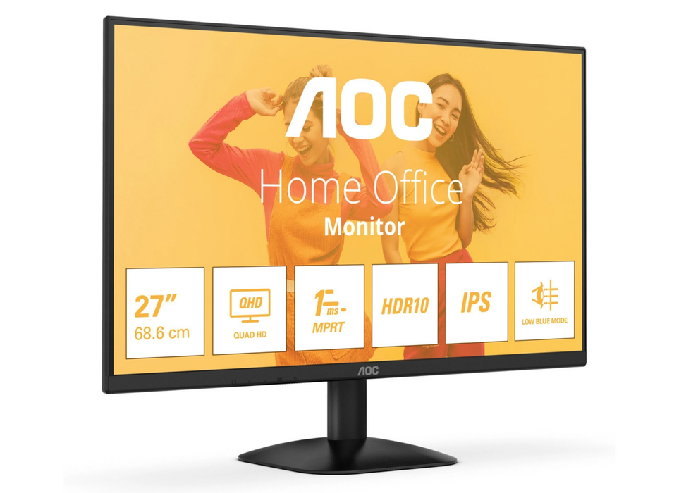 AOC Q27B35E 27" 75Hz 1ms QHD Desktop Monitor Desktop Monitor AOC