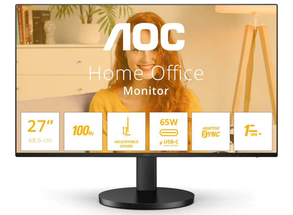 AOC Q27B3CF2 27" 100Hz 1ms QHD Desktop Monitor Desktop Monitor AOC