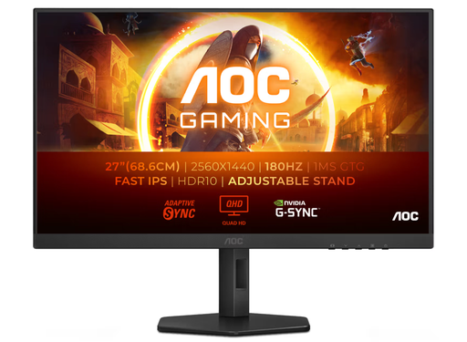 AOC Q27G4XF 27" 180Hz 0.5ms QHD Gaming Monitor Gaming Monitor AOC