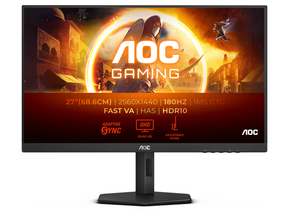 AOC Q27G4XN 27" 180Hz 0.5ms QHD Gaming Monitor Gaming Monitor AOC
