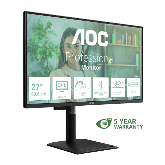 AOC Q27P4U 27" 120Hz 4ms QHD Desktop Monitor Desktop Monitor AOC