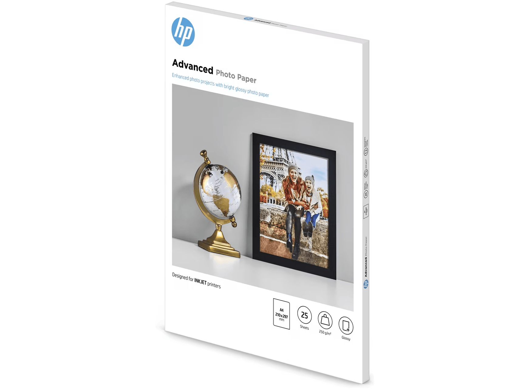 Hp Advanced Glossy Photo Paper 25 Sht A4 210 X 297 Mm — Screen Moove