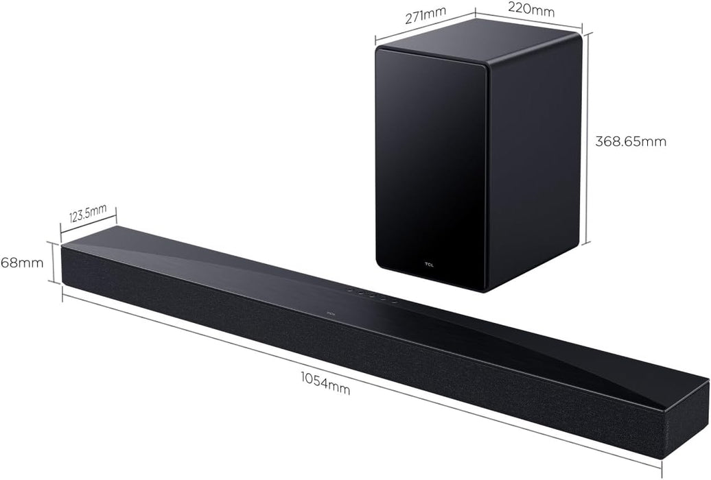 TCL Q65HK 5.1 Channels 290W Soundbar Soundbar Speakers TCL