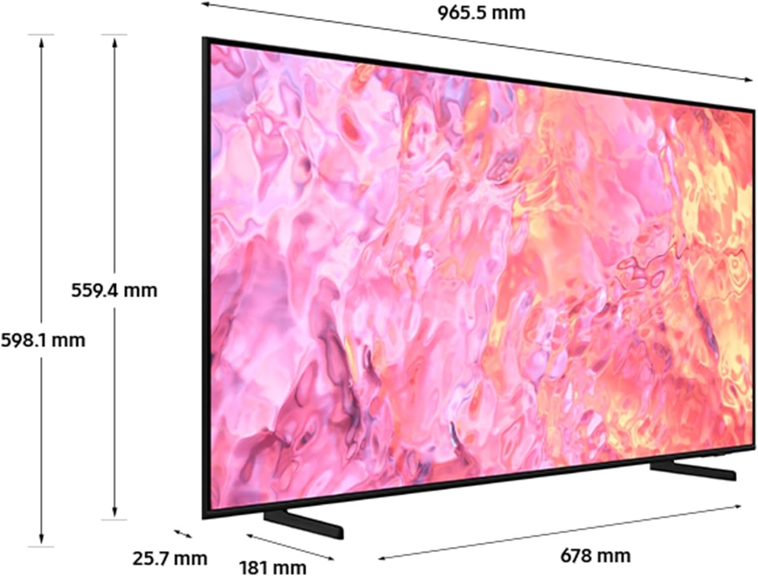 Samsung QE43Q60CAUXXU 43" QLED 4K Ultra HD HDR Smart TV Hotel TV Samsung