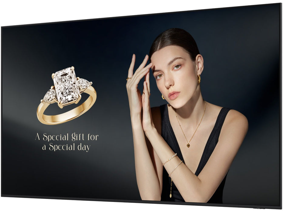 Samsung QH115FX 115" VA 4K UHD 1000cd/m² Professional Smart Signage | LH115QHFEBGXEN Digital Signage Displays Samsung