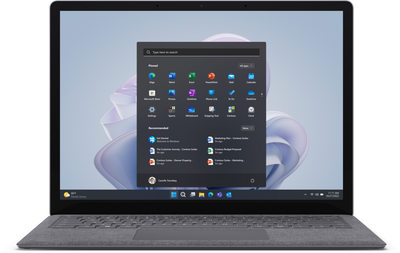 Microsoft Surface Laptop 5 13.5" Intel® Core™ i5 16 GB RAM 512 GB SSD Windows 11 Pro Platinum Microsoft Laptops Microsoft