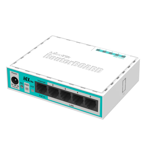 MikroTik hEX lite 850 MHz 5x Fast Ethernet PoE Router | RB750R2 Wired Router MikroTik