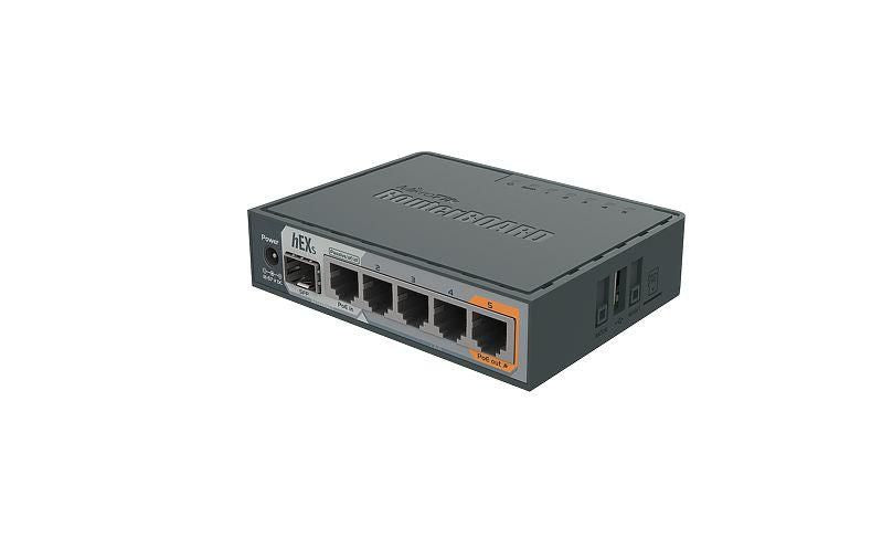 MikroTik Compact hEX S Wired Router | RB760IGS Wired Router MikroTik