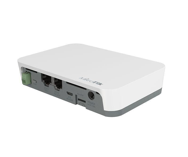 MikroTik IoT Gateway NB IoT CAT-M WiFi4 BT5.2 RS485 PoE DIN-Rail | RB924I-2ND-BT5&BG77 Gateway MikroTik
