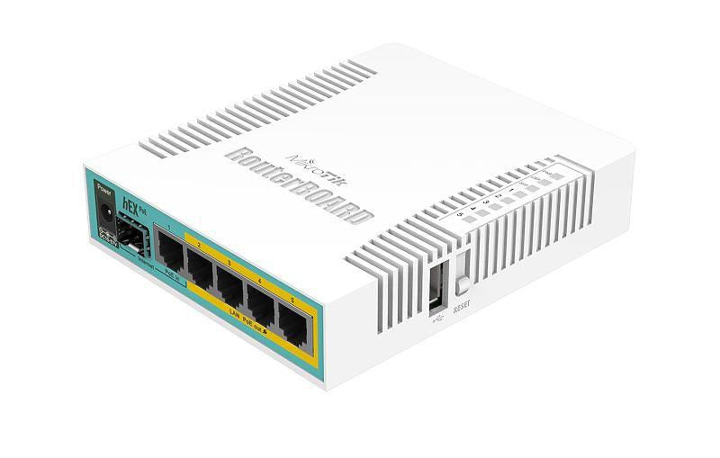 MikroTik hEX PoE 800 MHz Gigabit SFP USB PoE Router | RB960PGS Wired Router MikroTik