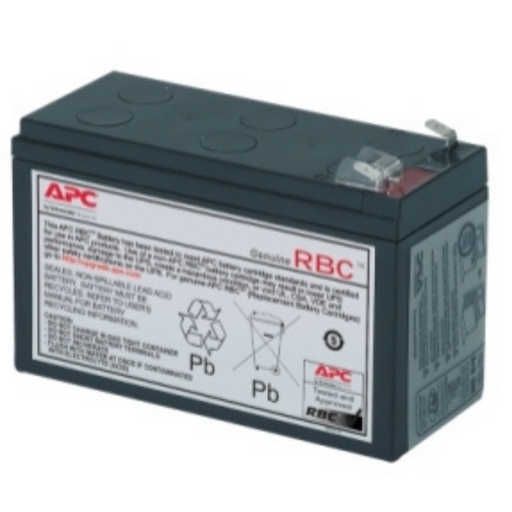 APC RBC2 Replacement Battery Cartridge, Valve regulated lead–acid Battery, 7Ah, 12VDC