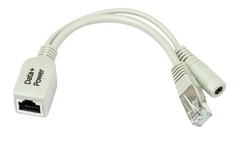 MikroTik Passive PoE Injector 10–28V Compact White Design | RBPOE Adapter / Converter MikroTik