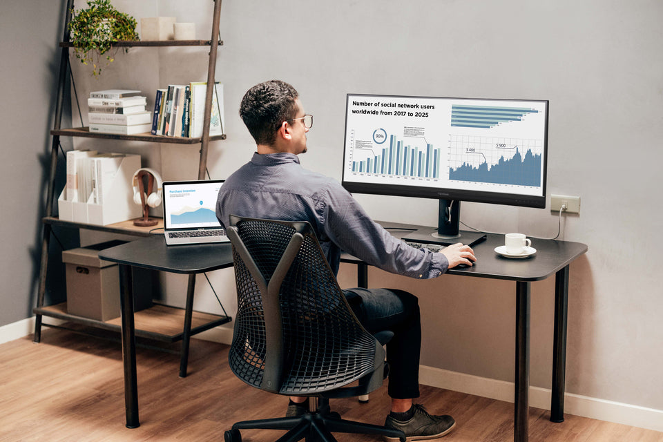 ViewSonic VA3820C 38” UWQHD+ 21:9 IPS Curved Monitor with USB-C Hub Desktop Monitor ViewSonic