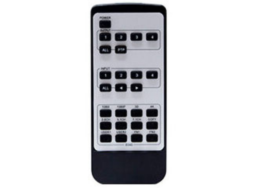 BluStream IR Remote Control - 4x4 Matrix | REM44 Remote Control BluStream