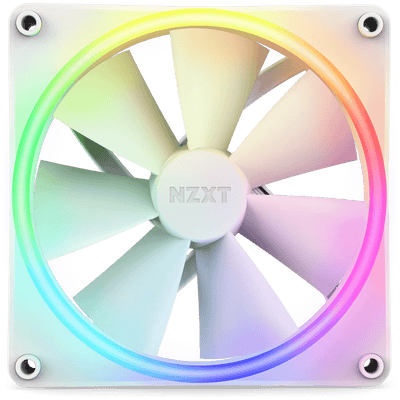 NZXT RF-D14SF-W1 F140 RGB DUO White Fan Fans & Cooling NZXT
