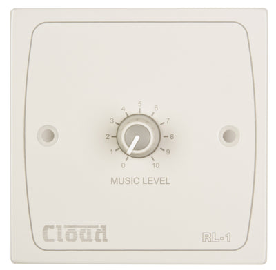 Cloud Electronics RL-1B/W - Remote Volume Level Control Plate Volume Control Cloud Electronics White