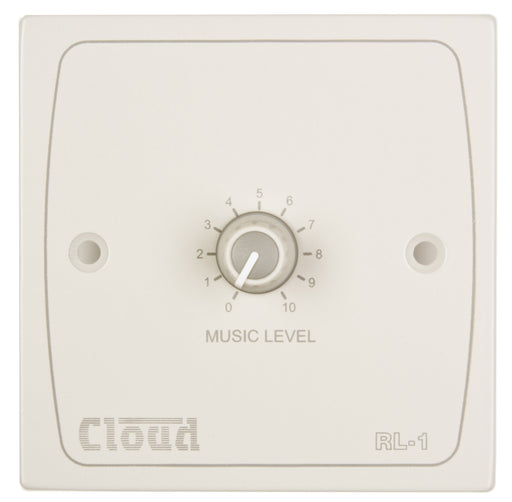 Cloud Electronics RL-1B/W - Remote Volume Level Control Plate Volume Control Cloud Electronics White