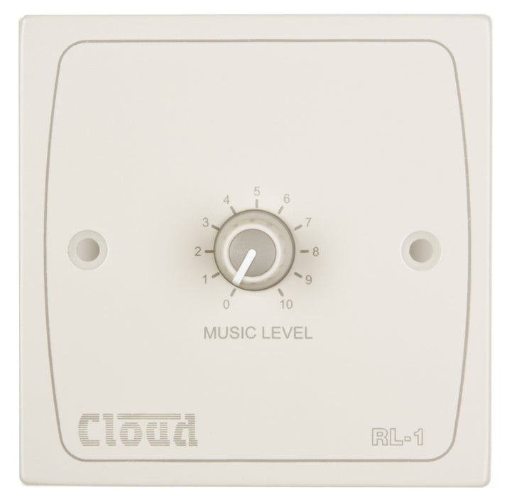Cloud Electronics RL-1B/W - Remote Volume Level Control Plate Volume Control Cloud Electronics White