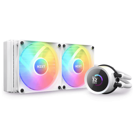 NZXT RL-KR240-W1 Kraken 240 White RGB Fans