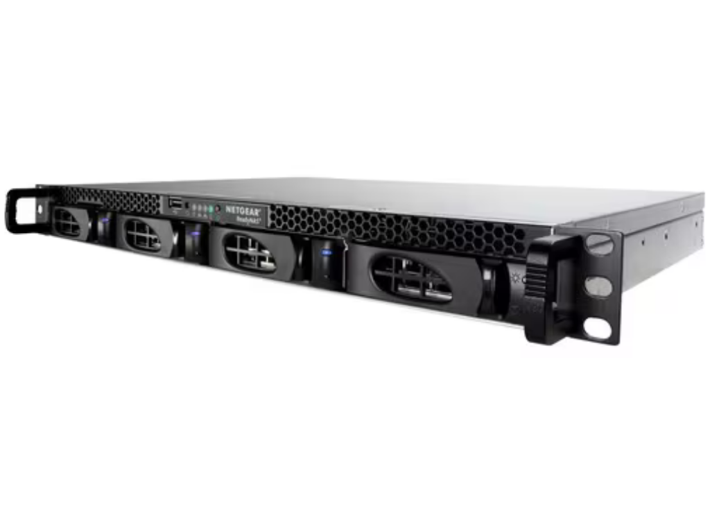 Netgear ReadyNAS 4 x Total Bays NAS Storage System - 12 TB HDD - Intel Atom C2338 Dual-core (2 Core) 1.70 GHz - 2 GB RAM - DDR3 SDRAM - 1U Rack-mountable | RN31343E-100NES NAS & Storage Server Netgear