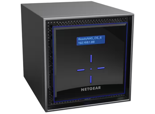Netgear ReadyNAS 4 x Total Bays SAN/NAS Storage System - 16 TB HDD - 4 x 4TB - Intel Atom C3338 Dual-core (2 Core) 1.50 GHz - 2 GB RAM - DDR4 SDRAM Desktop | RN424E4-100NES Netgear NAS & Storage Servers Netgear