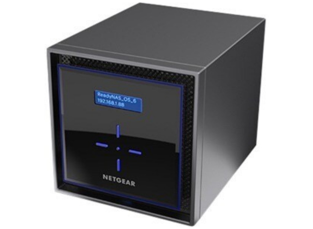 Netgear ReadyNAS 4 x Total Bays SAN/NAS Storage System - 16 TB HDD - 4 x 4TB - Intel Atom C3338 Dual-core (2 Core) 1.50 GHz - 2 GB RAM - DDR4 SDRAM Desktop | RN424E4-100NES NAS & Storage Server Netgear