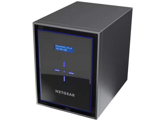 Netgear ReadyNAS 6 x Total Bays SAN/NAS Storage System - 12 TB HDD - Intel Atom Quad-core (4 Core) - 4 GB RAM - DDR4 SDRAM Desktop | RN426D2-100NES NAS & Storage Server Netgear