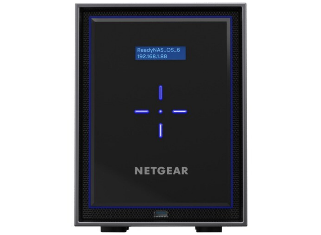 Netgear ReadyNAS 6 x Total Bays SAN/NAS Storage System - 12 TB HDD - Intel Atom Quad-core (4 Core) - 4 GB RAM - DDR4 SDRAM Desktop | RN426D2-100NES NAS & Storage Server Netgear