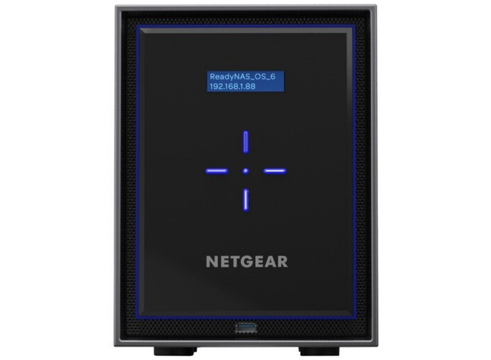 Netgear ReadyNAS 6 x Total Bays SAN/NAS Storage System - 12 TB HDD - Intel Atom Quad-core (4 Core) - 4 GB RAM - DDR4 SDRAM Desktop | RN426D2-100NES NAS & Storage Server Netgear