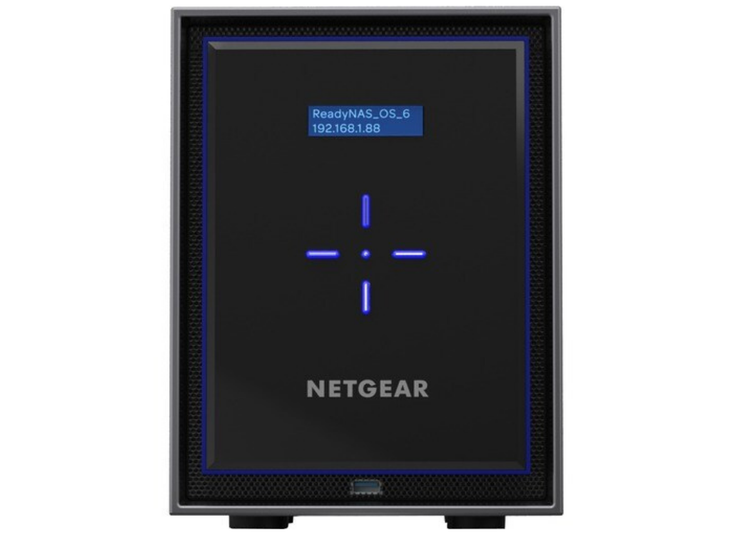 Netgear ReadyNAS 6 x Total Bays SAN/NAS Storage System - 24 TB HDD - Intel Atom Quad-core (4 Core) - 4 GB RAM - DDR4 SDRAM Desktop - 6 x HDD Installed | RN426E4-100NES NAS & Storage Server Netgear